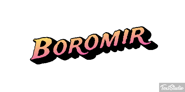 Boromir Text effect