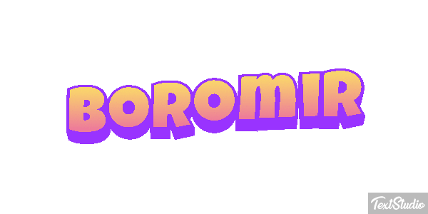 Boromir Text effect