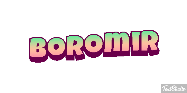 Boromir Text effect