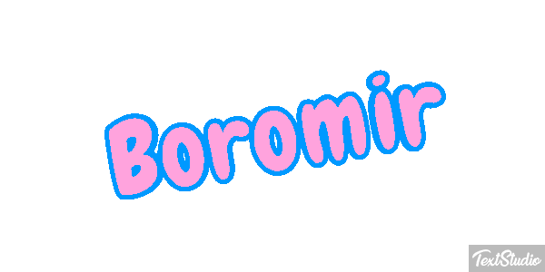 Boromir Text effect