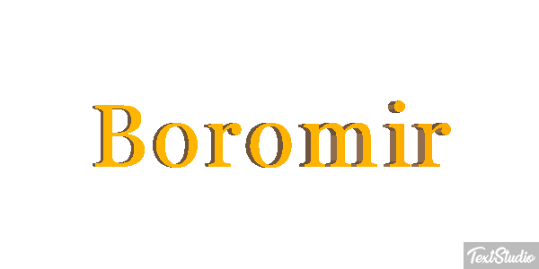 Boromir Text effect