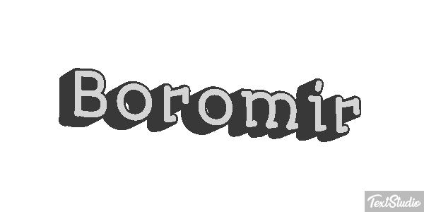 Boromir Text effect