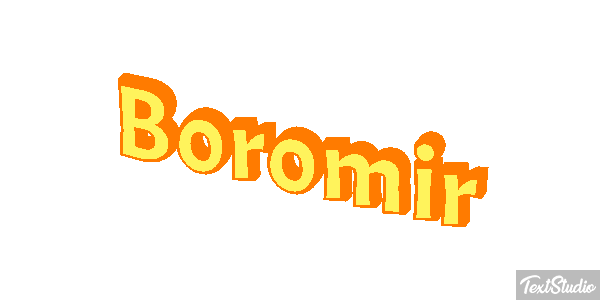 Boromir Text effect