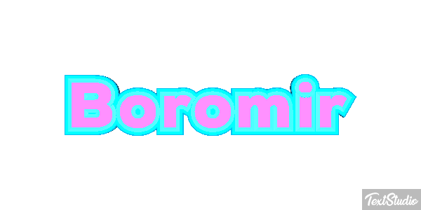 Boromir Text effect