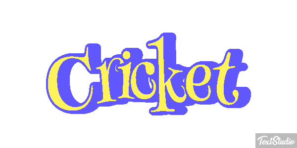 Cricket Text effect