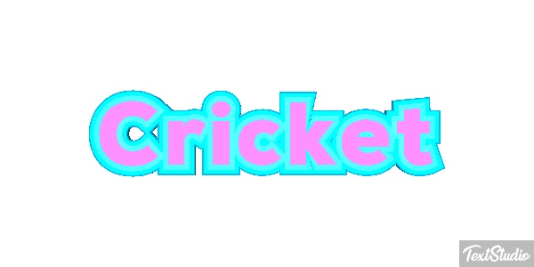 Cricket Text effect