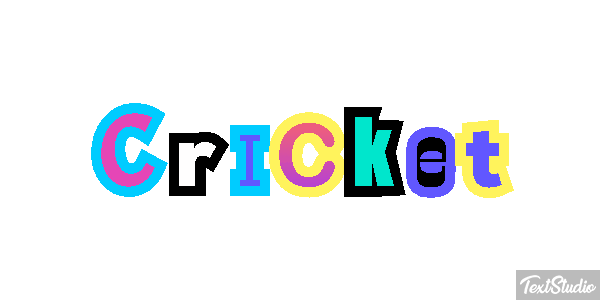 Cricket Text effect