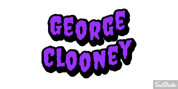 George Clooney Efeito do texto