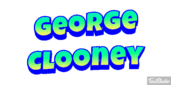 George Clooney Efeito do texto