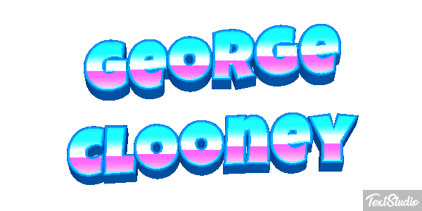 George Clooney Efeito do texto