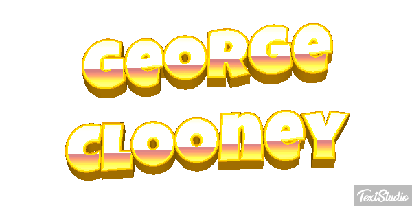 George Clooney Efeito do texto
