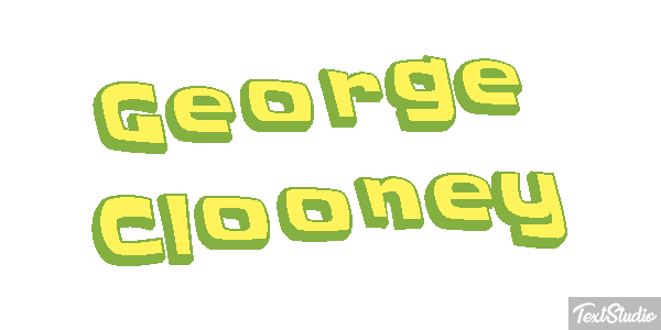 George Clooney Efeito do texto