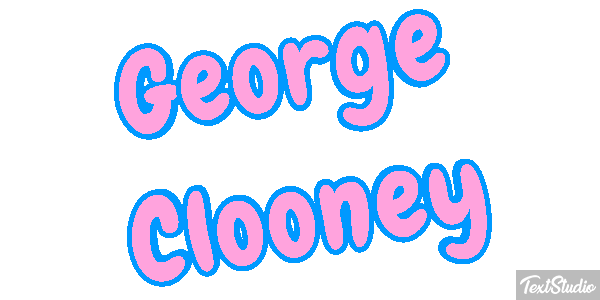 George Clooney Efeito do texto