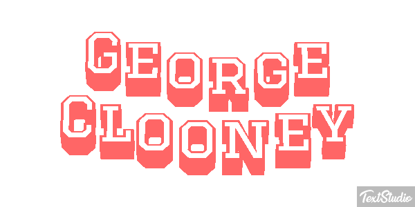 George Clooney Efeito do texto