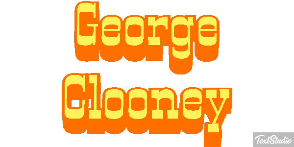 George Clooney Efeito do texto