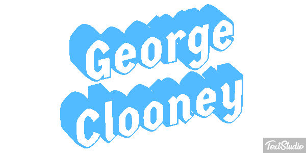 George Clooney Efeito do texto