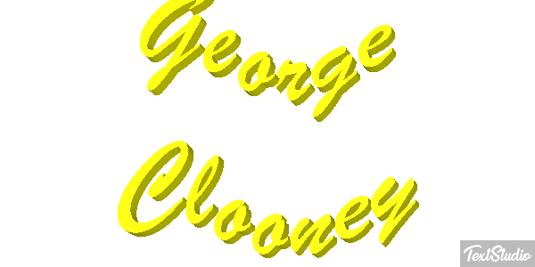 George Clooney Efeito do texto