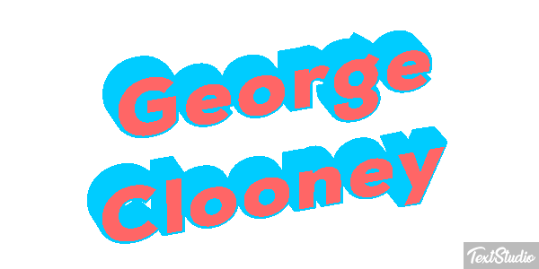 George Clooney Efeito do texto