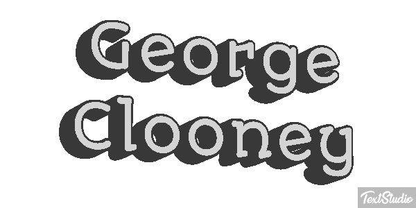 George Clooney Efeito do texto