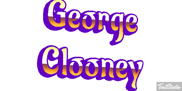 George Clooney Efeito do texto
