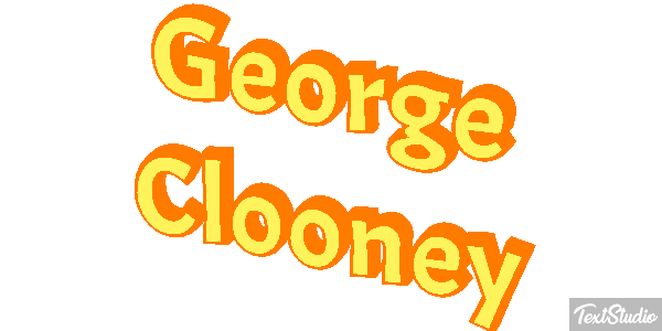 George Clooney Efeito do texto