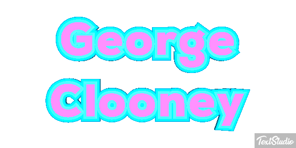 George Clooney Efeito do texto