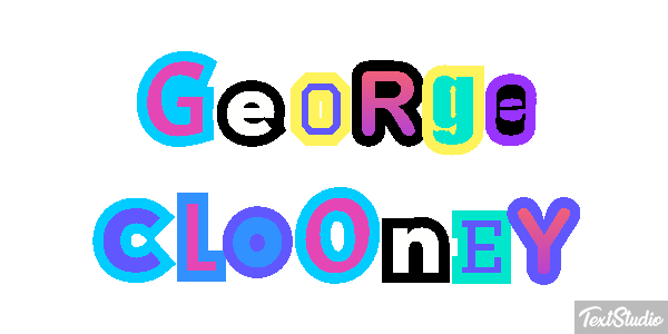 George Clooney Efeito do texto
