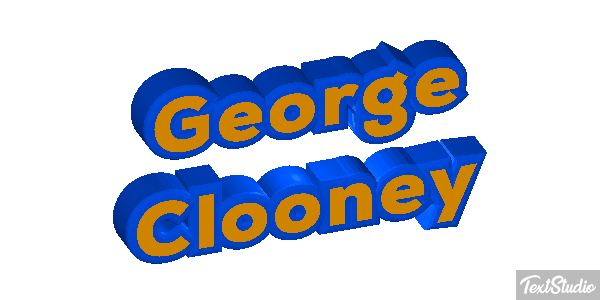 George Clooney Efeito do texto