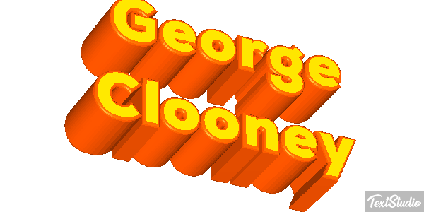 George Clooney Efeito do texto