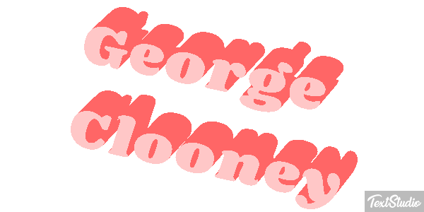 George Clooney Efeito do texto