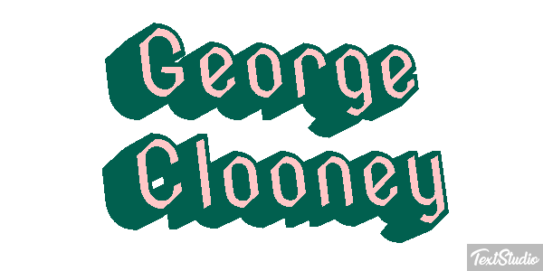 George Clooney Efeito do texto