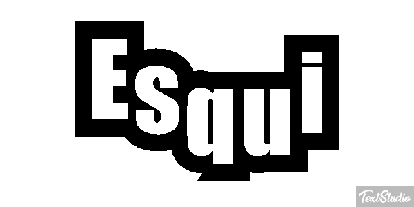 Esqui Efekt tekstowy