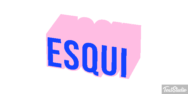 Esqui Efekt tekstowy