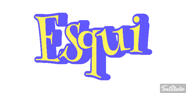 Esqui Efekt tekstowy