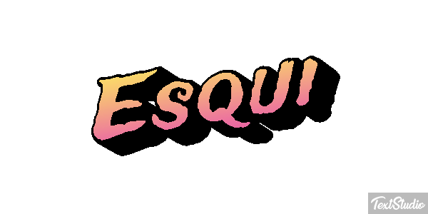 Esqui Efekt tekstowy