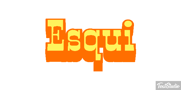Esqui Efekt tekstowy