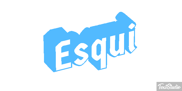 Esqui Efekt tekstowy