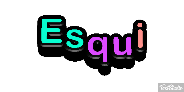 Esqui Efekt tekstowy