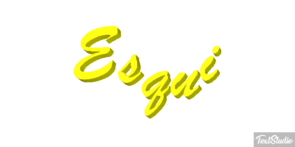 Esqui Efekt tekstowy