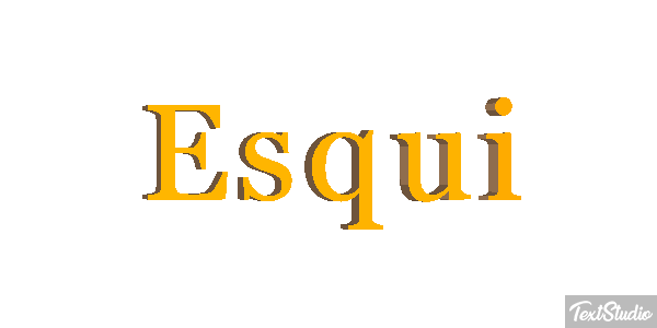 Esqui Efekt tekstowy