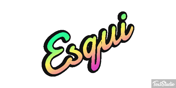 Esqui Efekt tekstowy
