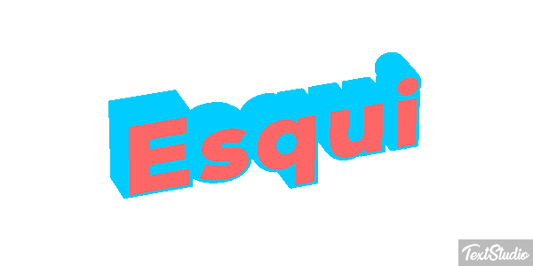 Esqui Efekt tekstowy