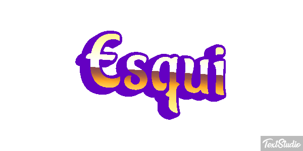 Esqui Efekt tekstowy