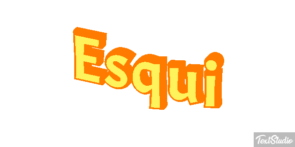 Esqui Efekt tekstowy