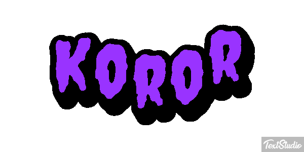 Koror Efeito do texto