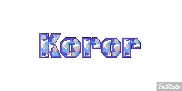 Koror Efeito do texto