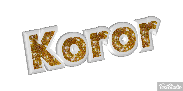 Koror Efeito do texto
