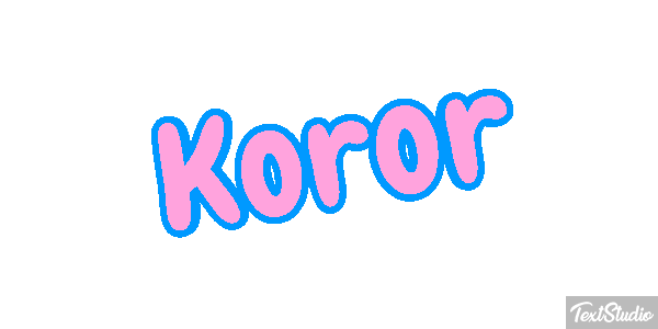 Koror Efeito do texto