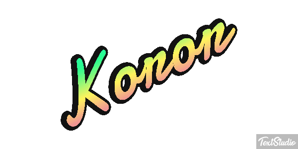 Koror Efeito do texto