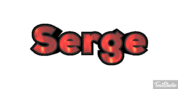Serge Текстовый эффект